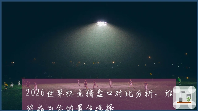 2026世界杯竞猜盘口对比分析，谁将成为你的最佳选择